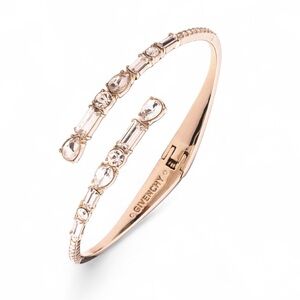 Givenchy Rose Gold Crystal Bracelet.